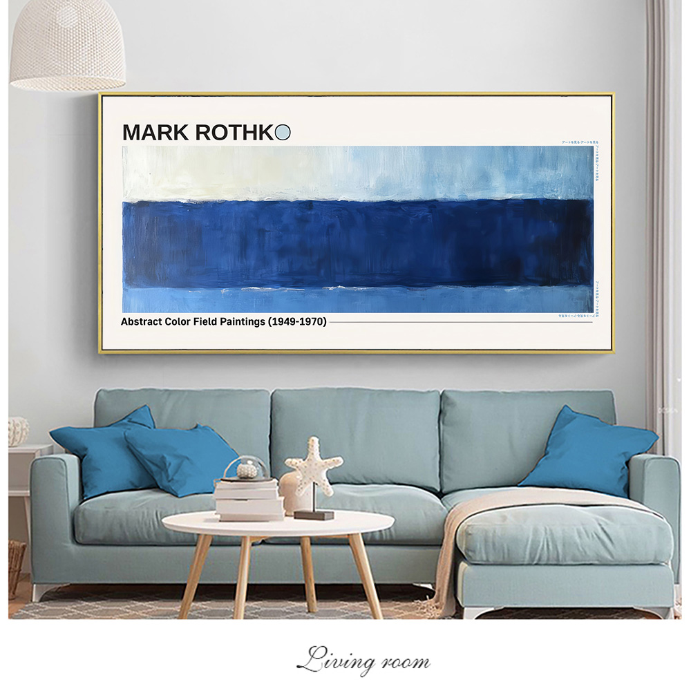 1pc Frameless  Mark Rothko Abs - Home Cinema Wall Art ulasan dan harga