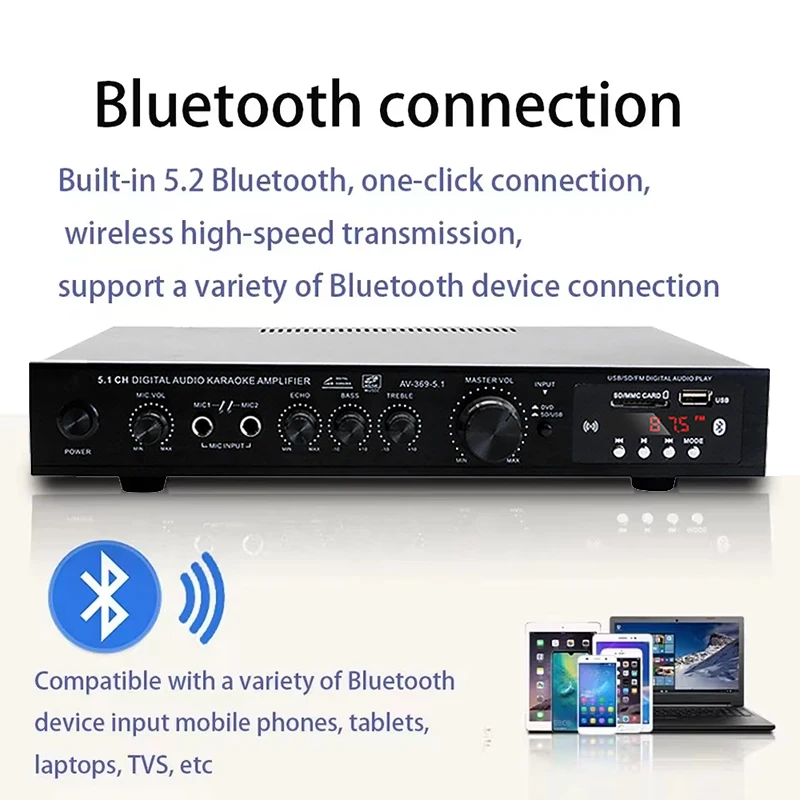 AV-369BT Bluetooth 5.1 Sound S - Klipsch Home Cinema ulasan dan harga