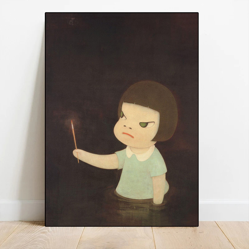 1pc frameless canvas painting  - Home Cinema Wall Art ulasan dan harga